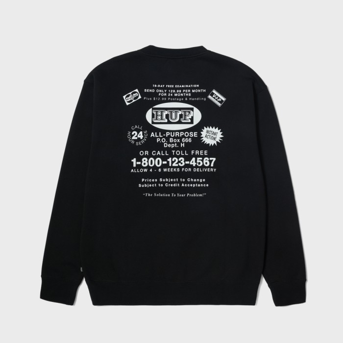 Huf As Seen On TV Crewneck Sweatshirt