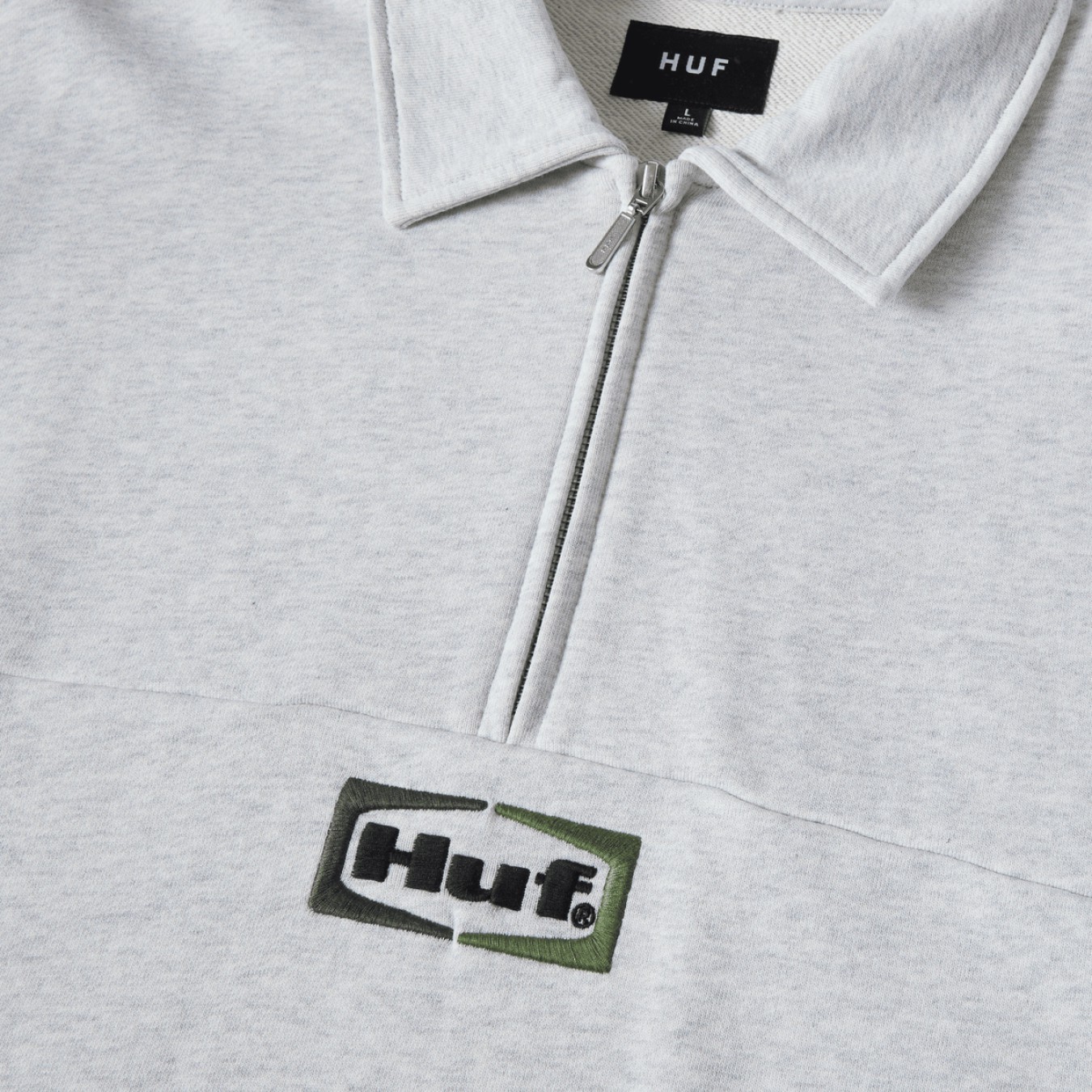 Huf Slate Quarter Zip Fleece