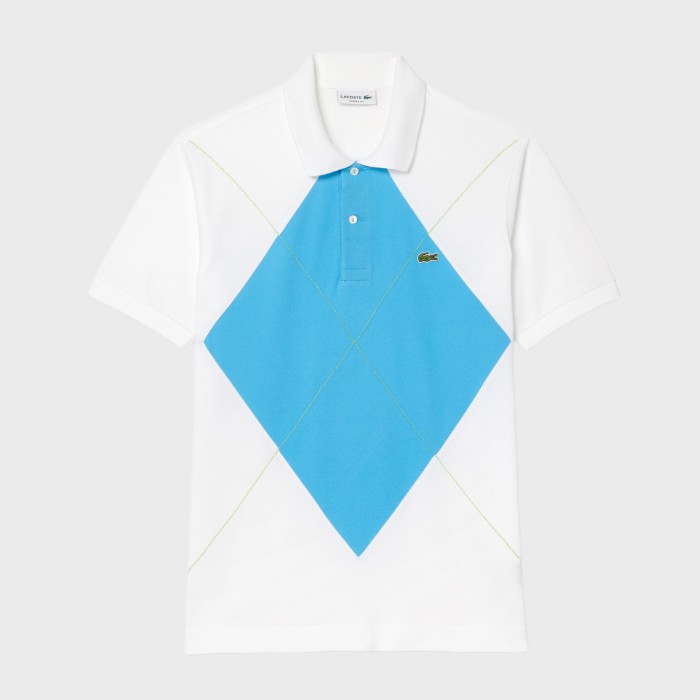 Lacoste Classic Fit L.12.12 Argyle Polo Shirt