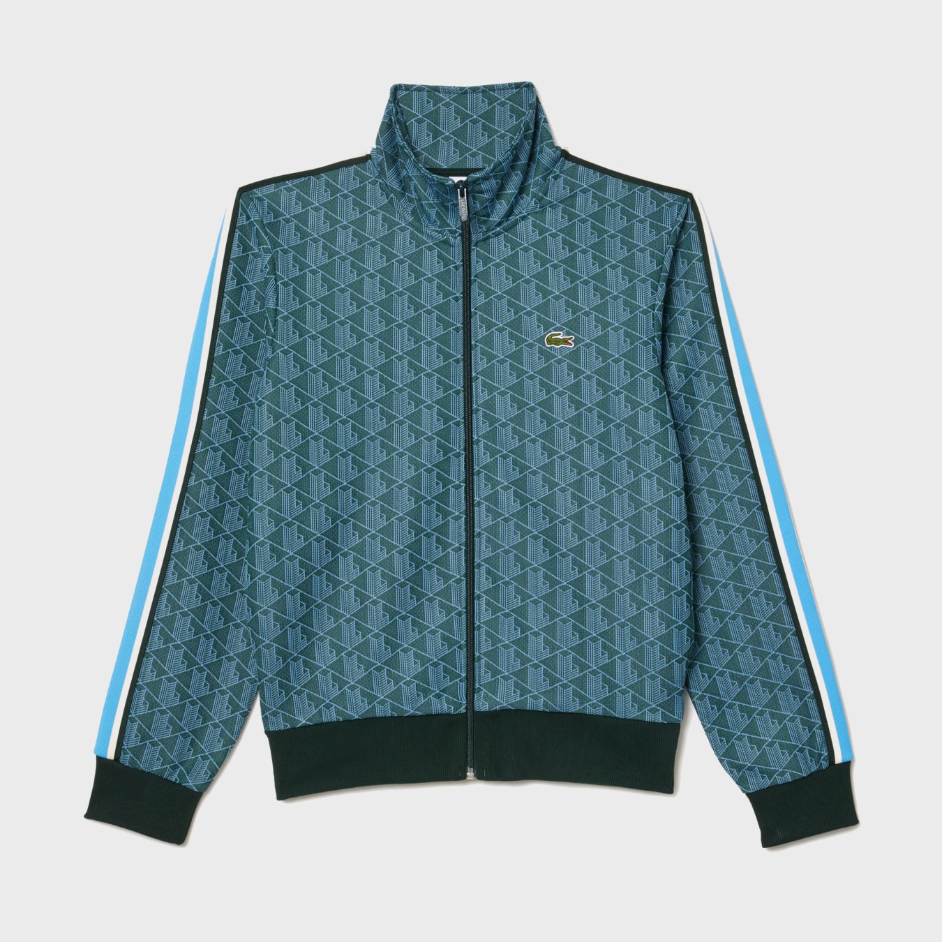 Lacoste Paris Zip-Up Jacquard Track Jacket