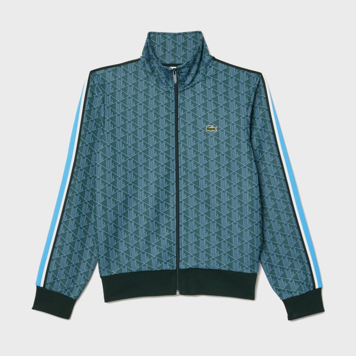 Lacoste Paris Zip-Up Jacquard Track Jacket