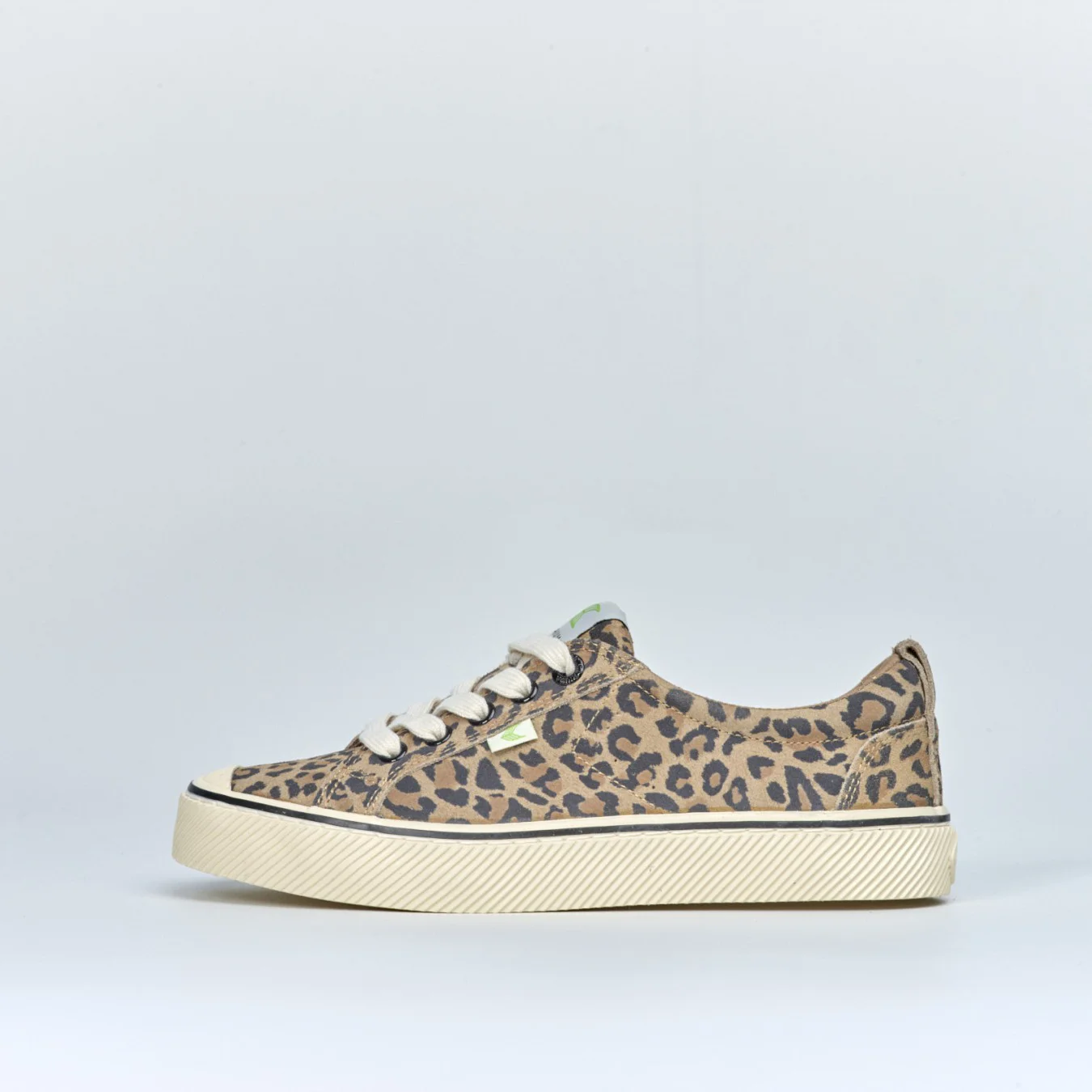 Cariuma OCA Low Stripe Leopard Print Suede W