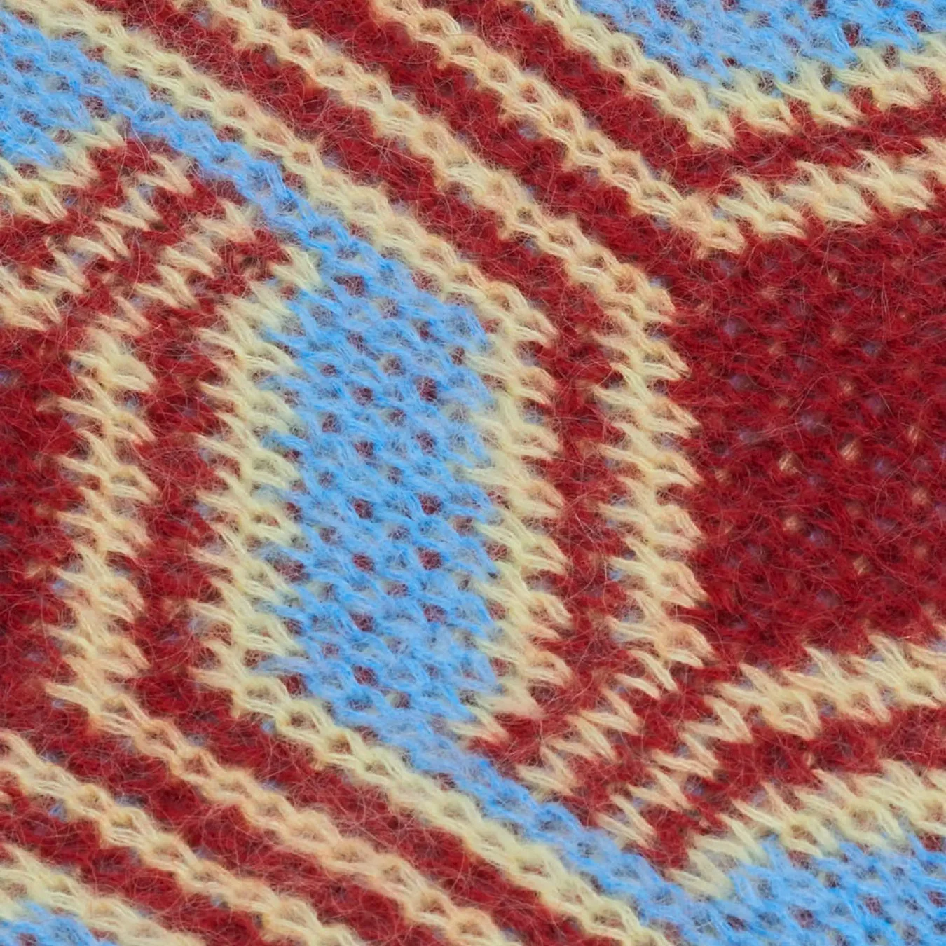 Drôle de Monsieur Le Cardigan Mohair Géométrique