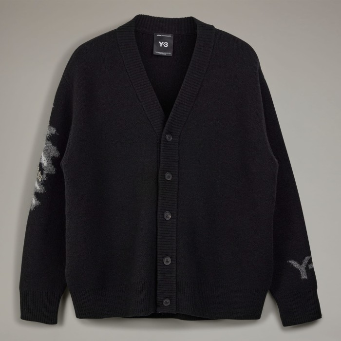 Y-3 Graphic Knit Cardigan