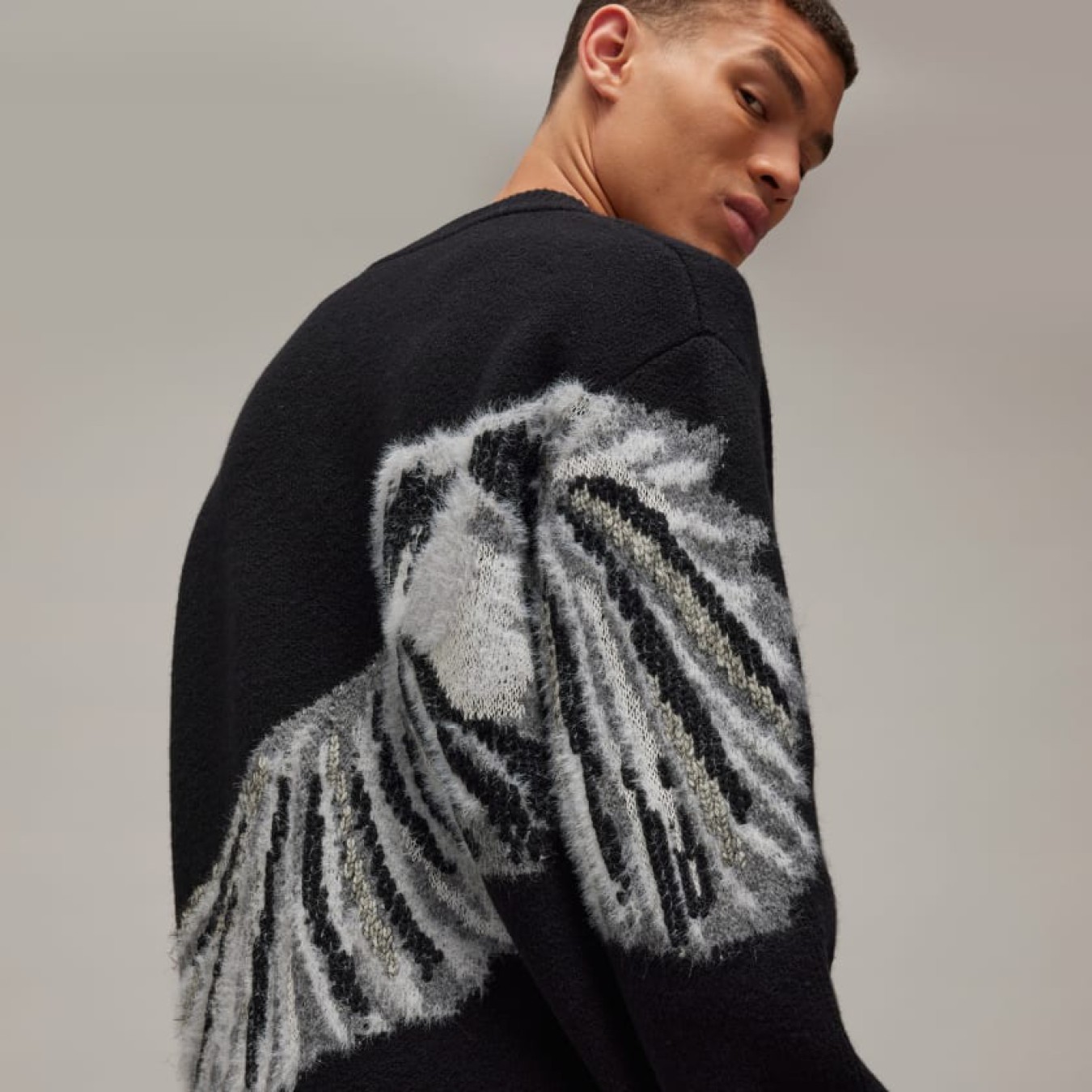 Y-3 Graphic Knit Cardigan