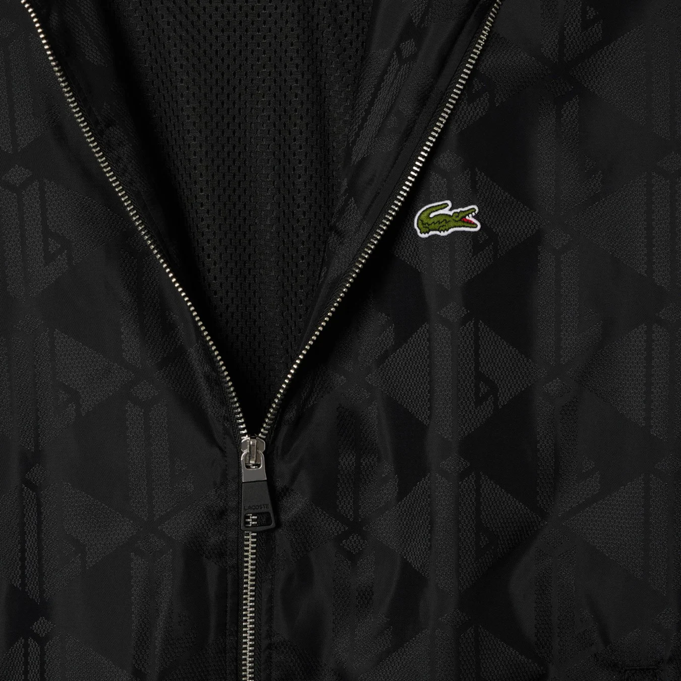 Lacoste Cropped Monogram Sportsuit Jacket