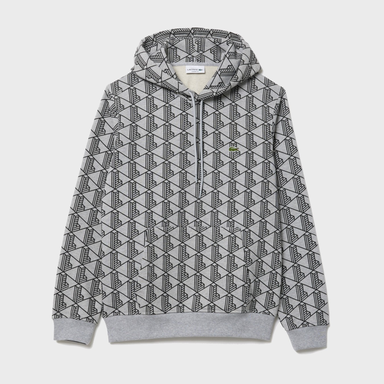 Lacoste Monogram Fleece Hoodie 