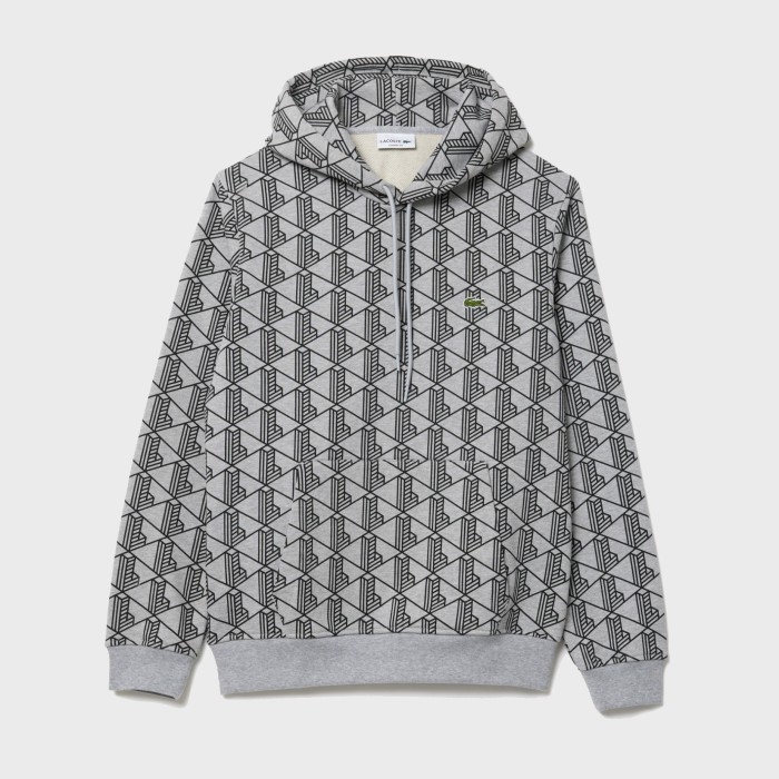 Lacoste Monogram Fleece Hoodie 