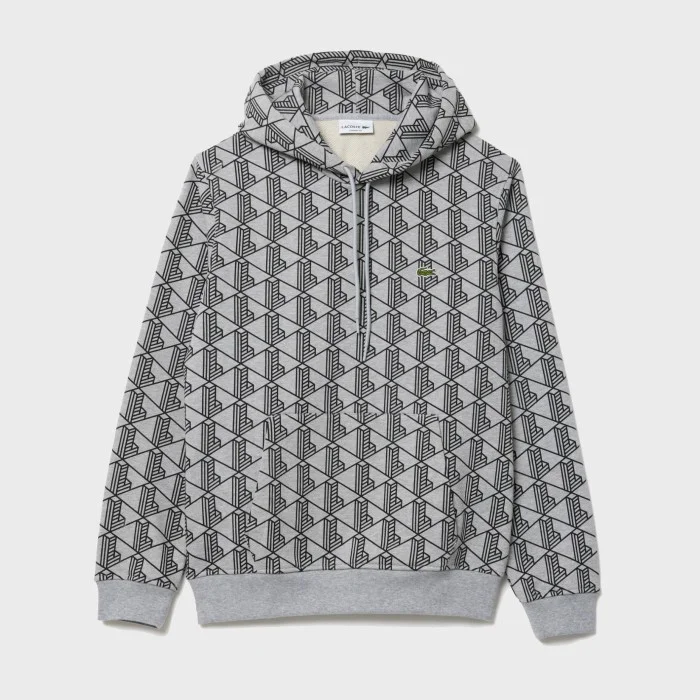 Lacoste Monogram Fleece Hoodie 