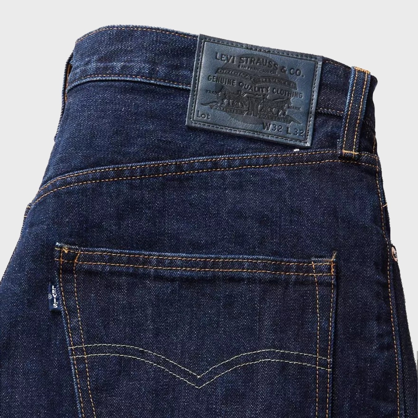 Levi's Made in Japan Wide Pleat Crop Jeans