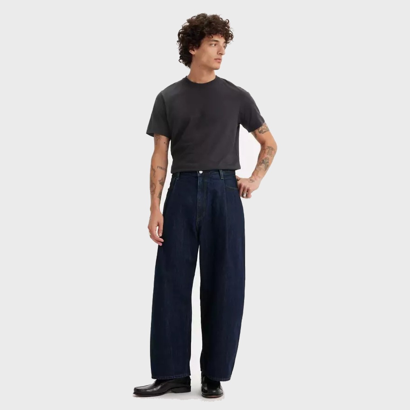 Levi's Made in Japan Wide Pleat Crop Jeans