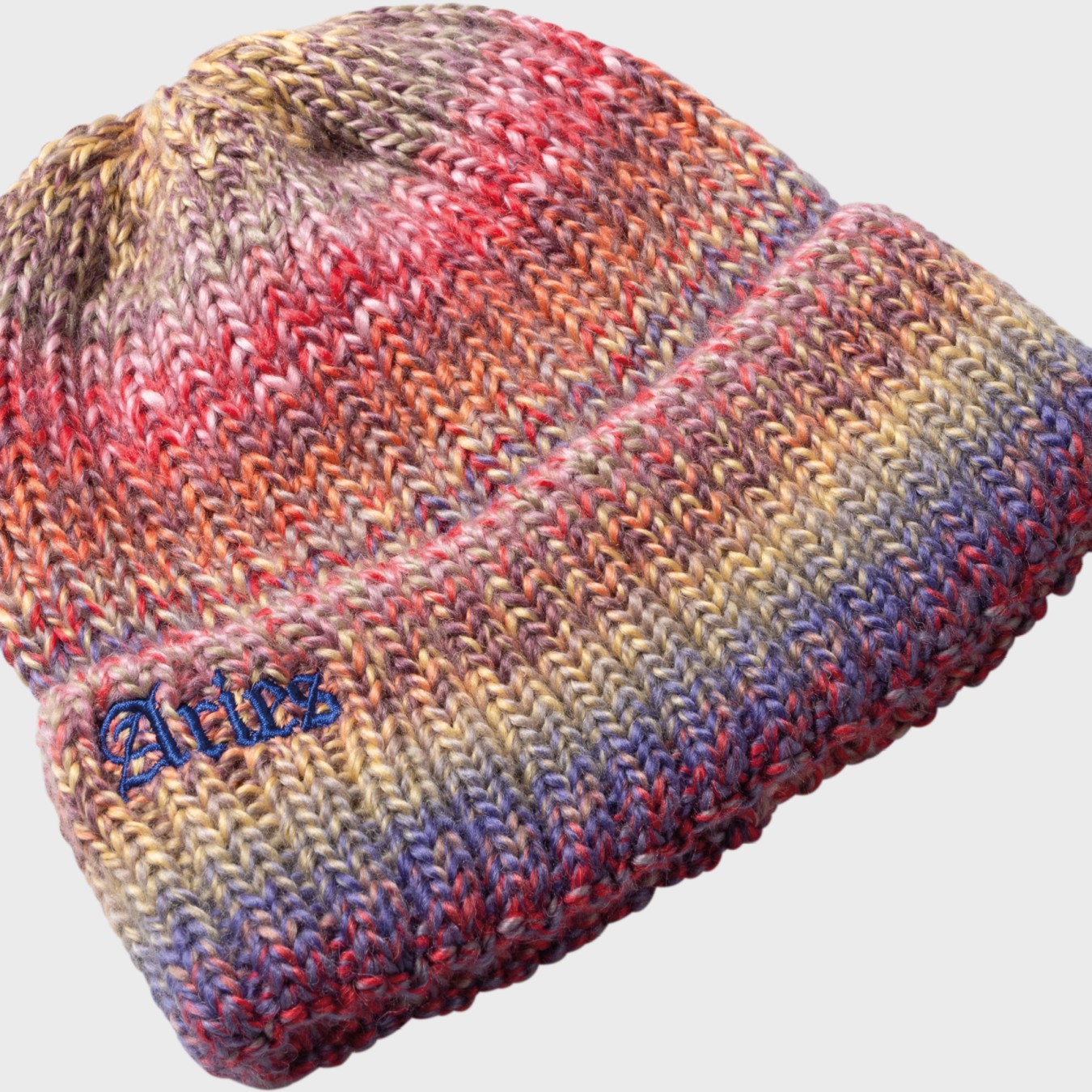 Aries Rib Knit Space Dye Beanie