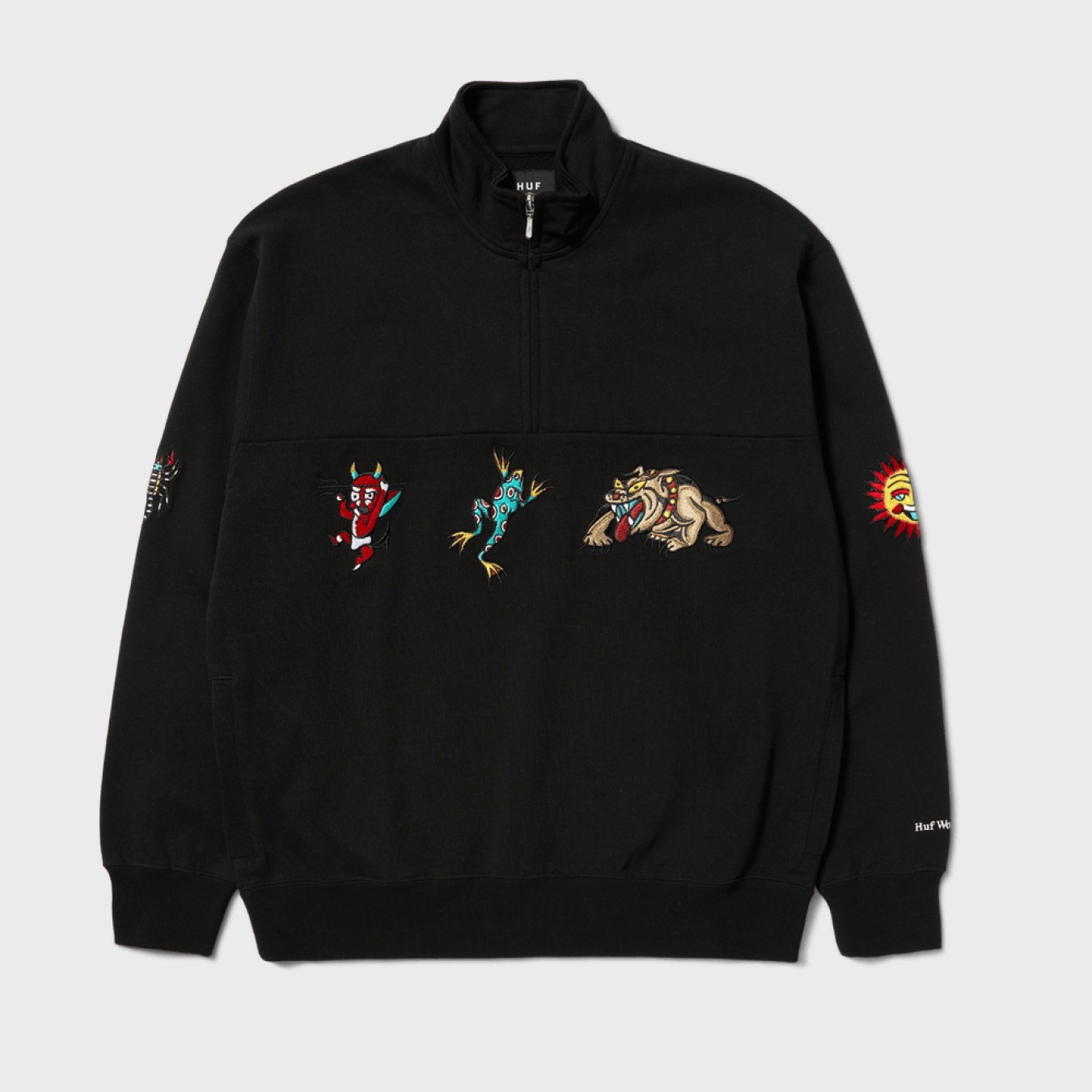 Huf Bledsoe Quarter Zip Fleece