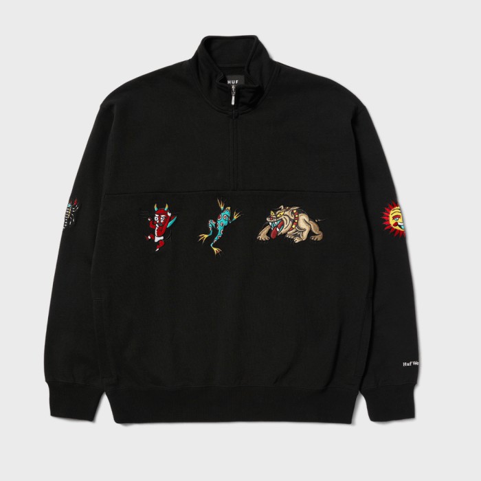 Huf Bledsoe Quarter Zip Fleece