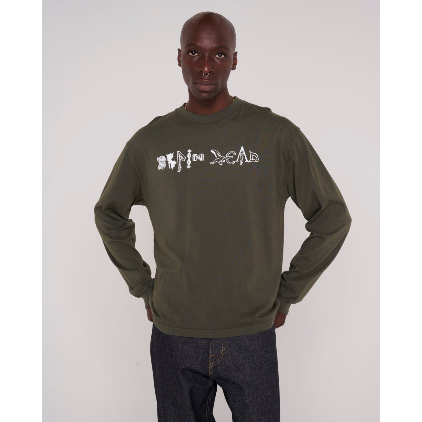 Brain Dead Earth Wisdom Long Sleeve Shirt