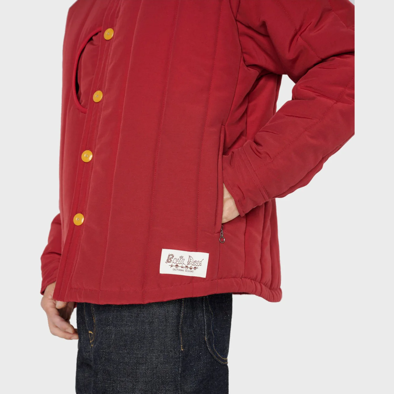 Brain Dead Puffer Button Up Shirt Jacket