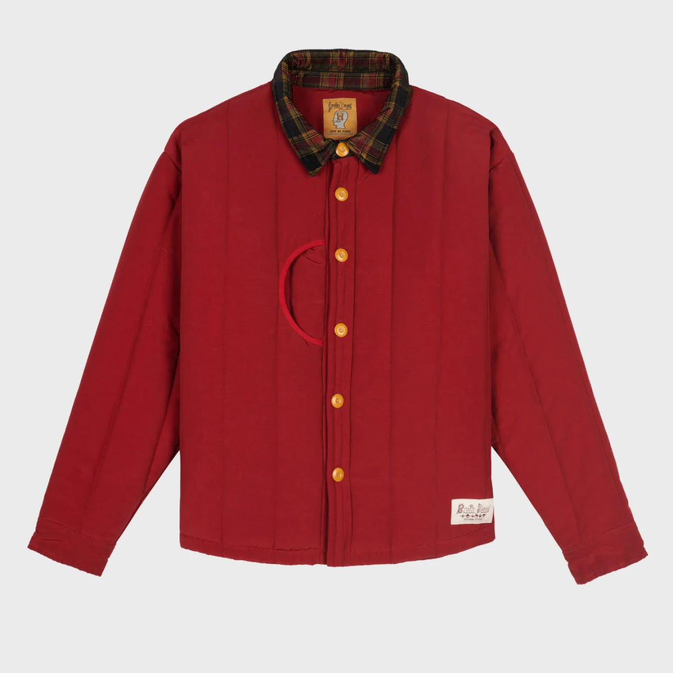 Brain Dead Puffer Button Up Shirt Jacket