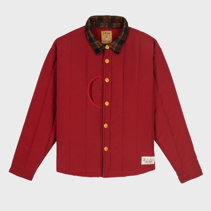 Brain Dead Puffer Button Up Shirt Jacket