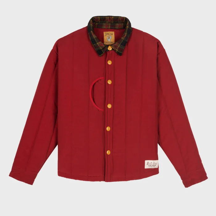 Brain Dead Puffer Button Up Shirt Jacket