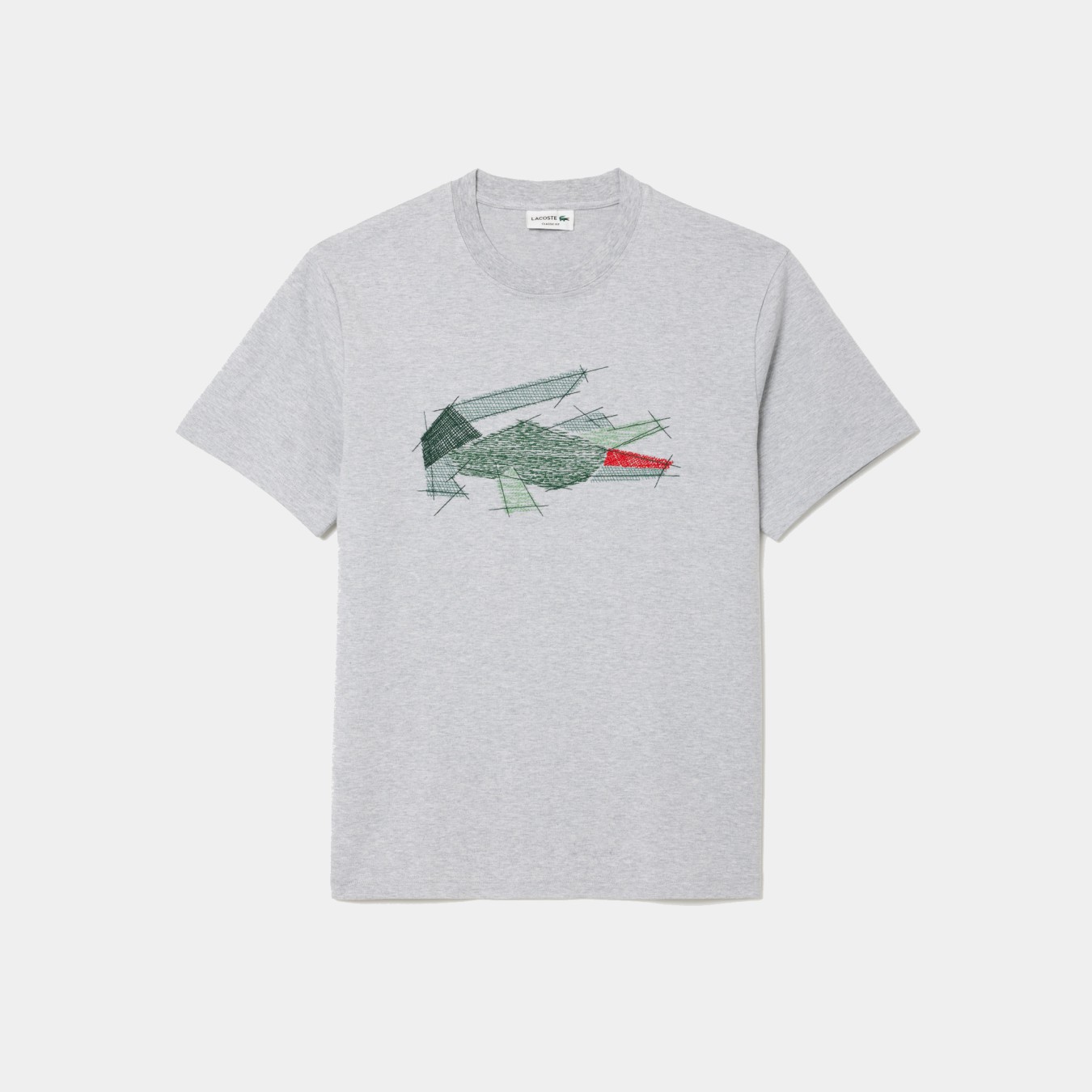 Lacoste Heavy Cotton Crocodile Graphic T-Shirt