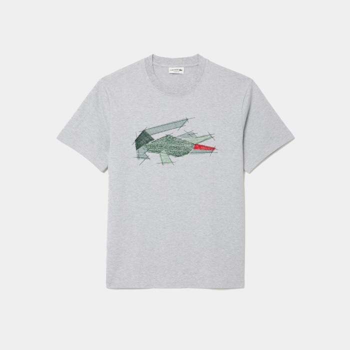 Lacoste Heavy Cotton Crocodile Graphic T-Shirt