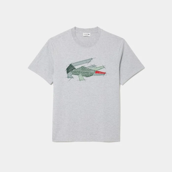 Lacoste Heavy Cotton Crocodile Graphic T-Shirt