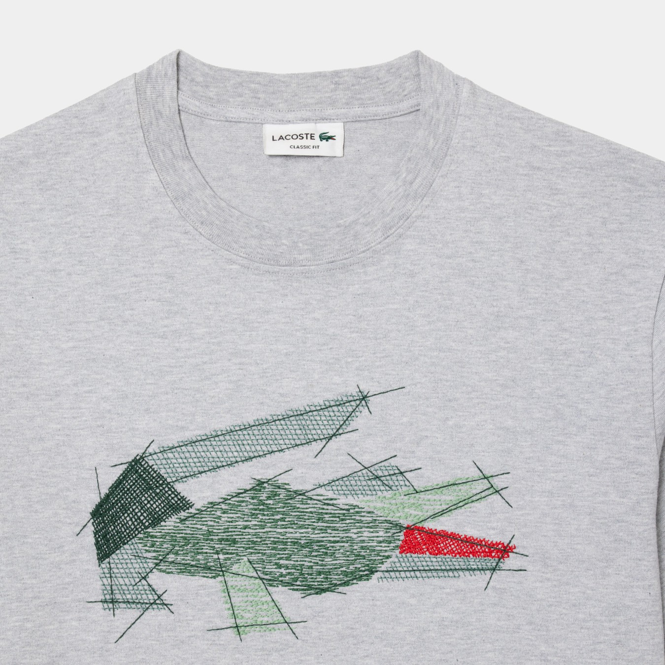 Lacoste Heavy Cotton Crocodile Graphic T-Shirt