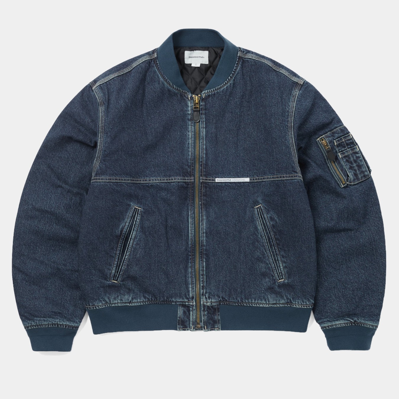 thisisneverthat Denim Bomber Jacket