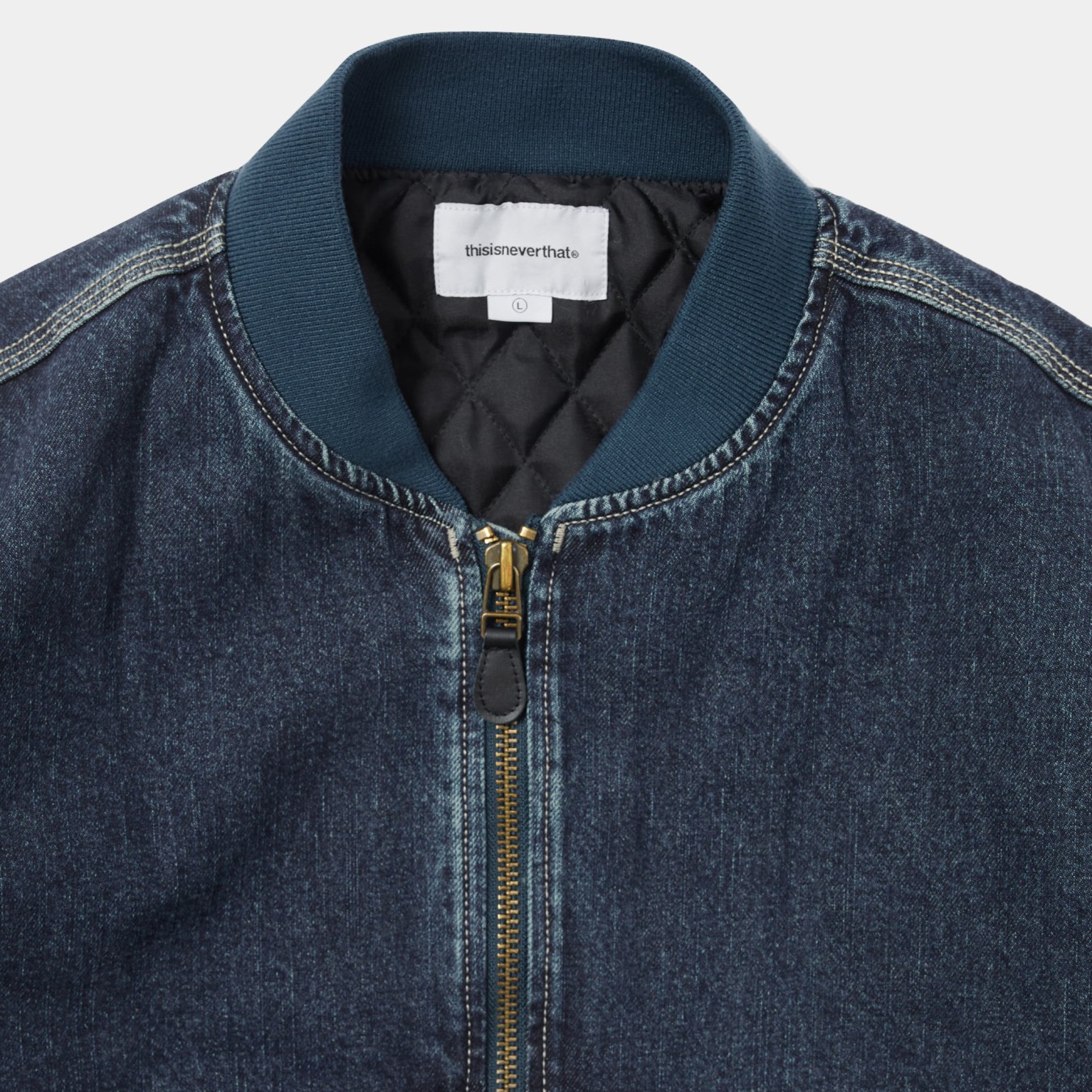 thisisneverthat Denim Bomber Jacket