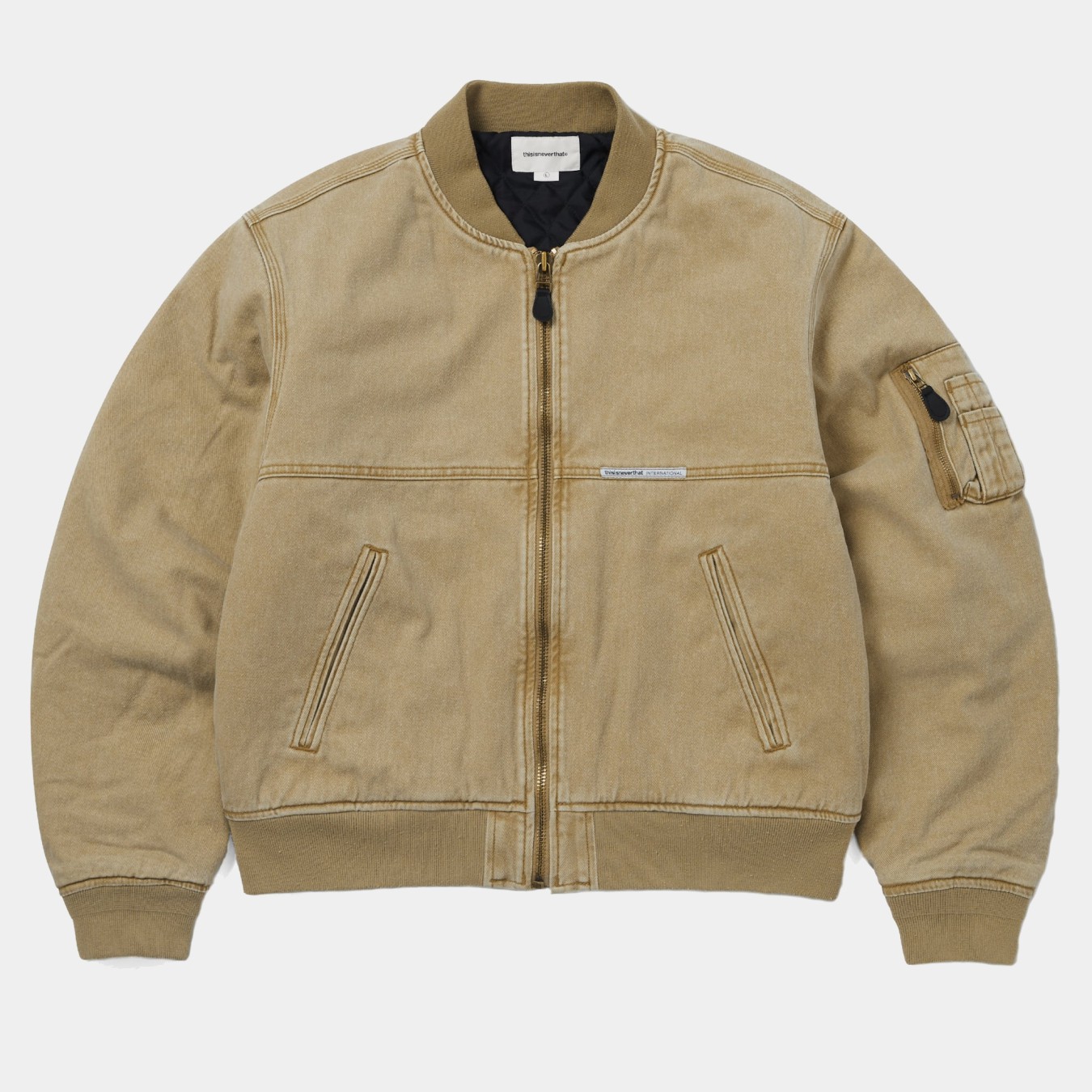 thisisneverthat Denim Bomber Jacket