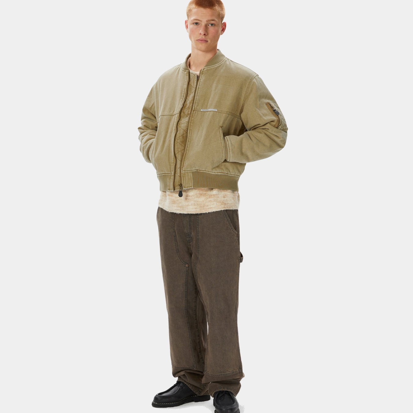 thisisneverthat Denim Bomber Jacket