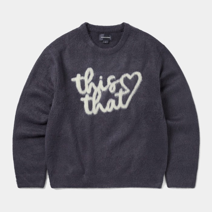 thisisneverthat Heart Logo Knit Sweater