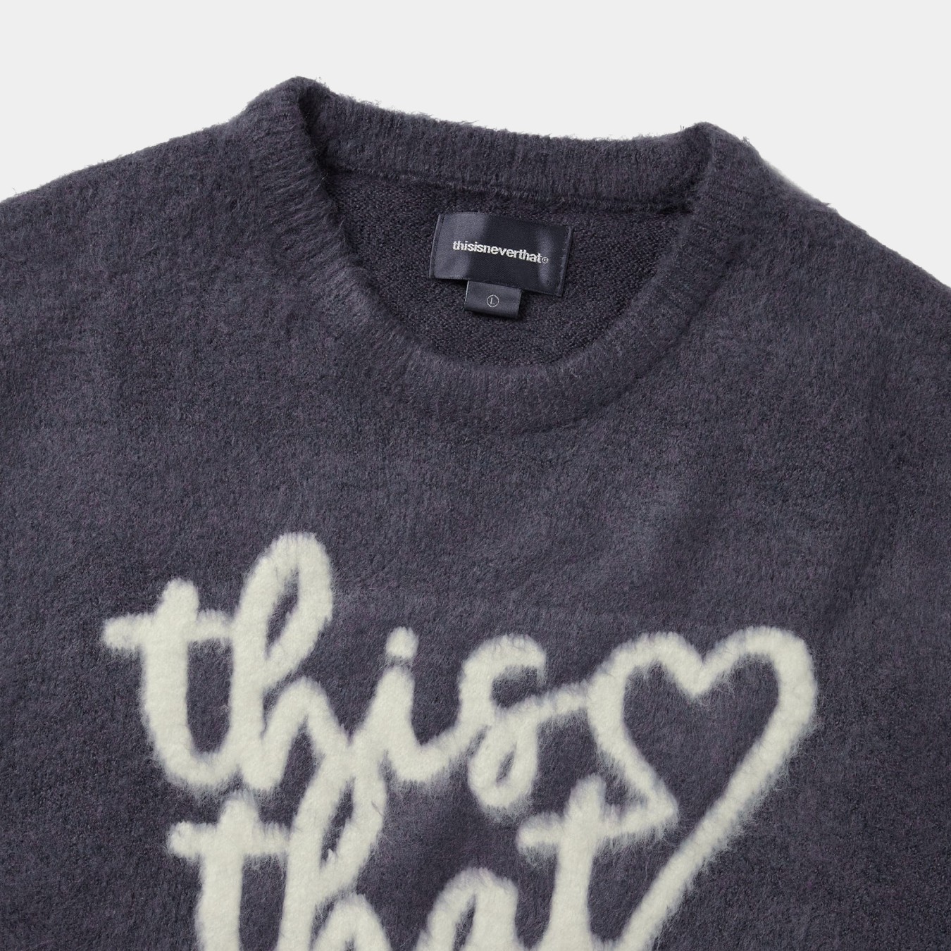 thisisneverthat Heart Logo Knit Sweater