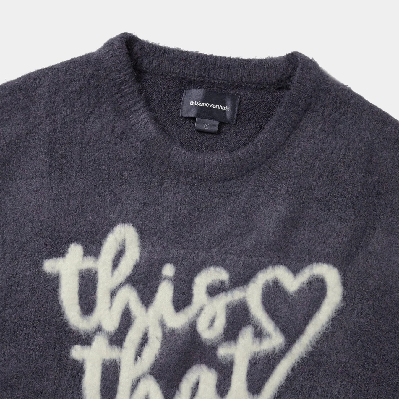 thisisneverthat Heart Logo Knit Sweater