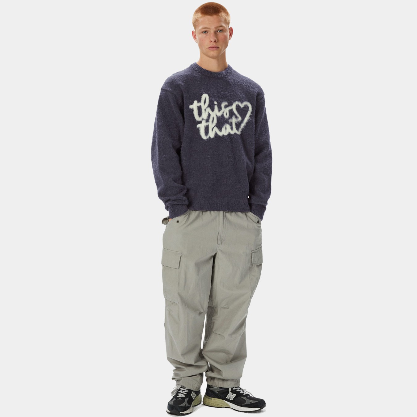 thisisneverthat Heart Logo Knit Sweater