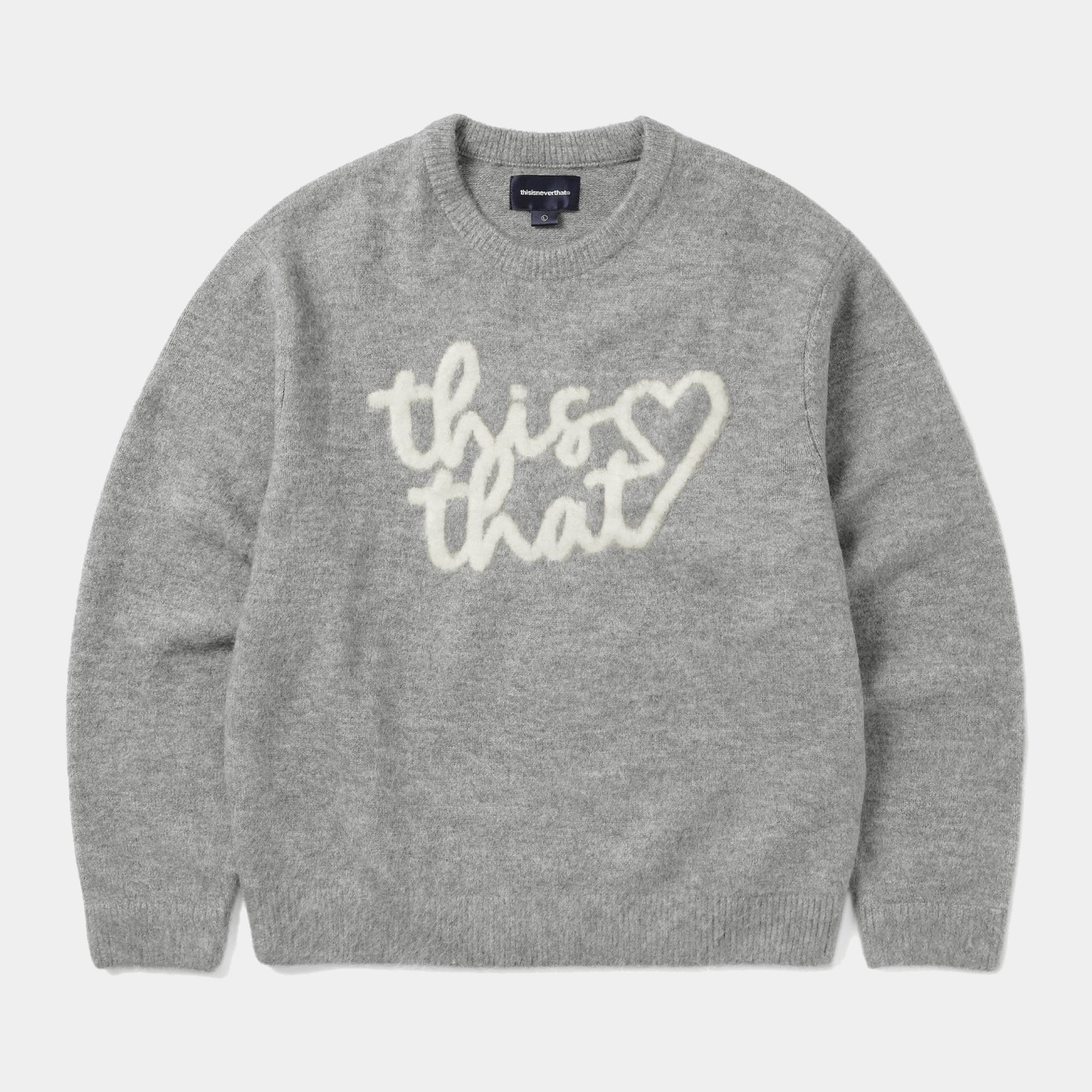 thisisneverthat Heart Logo Knit Sweater