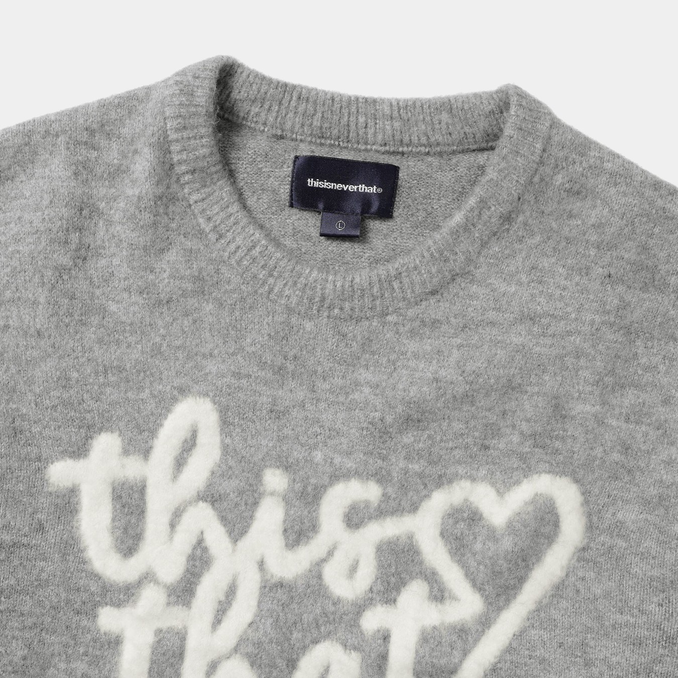thisisneverthat Heart Logo Knit Sweater