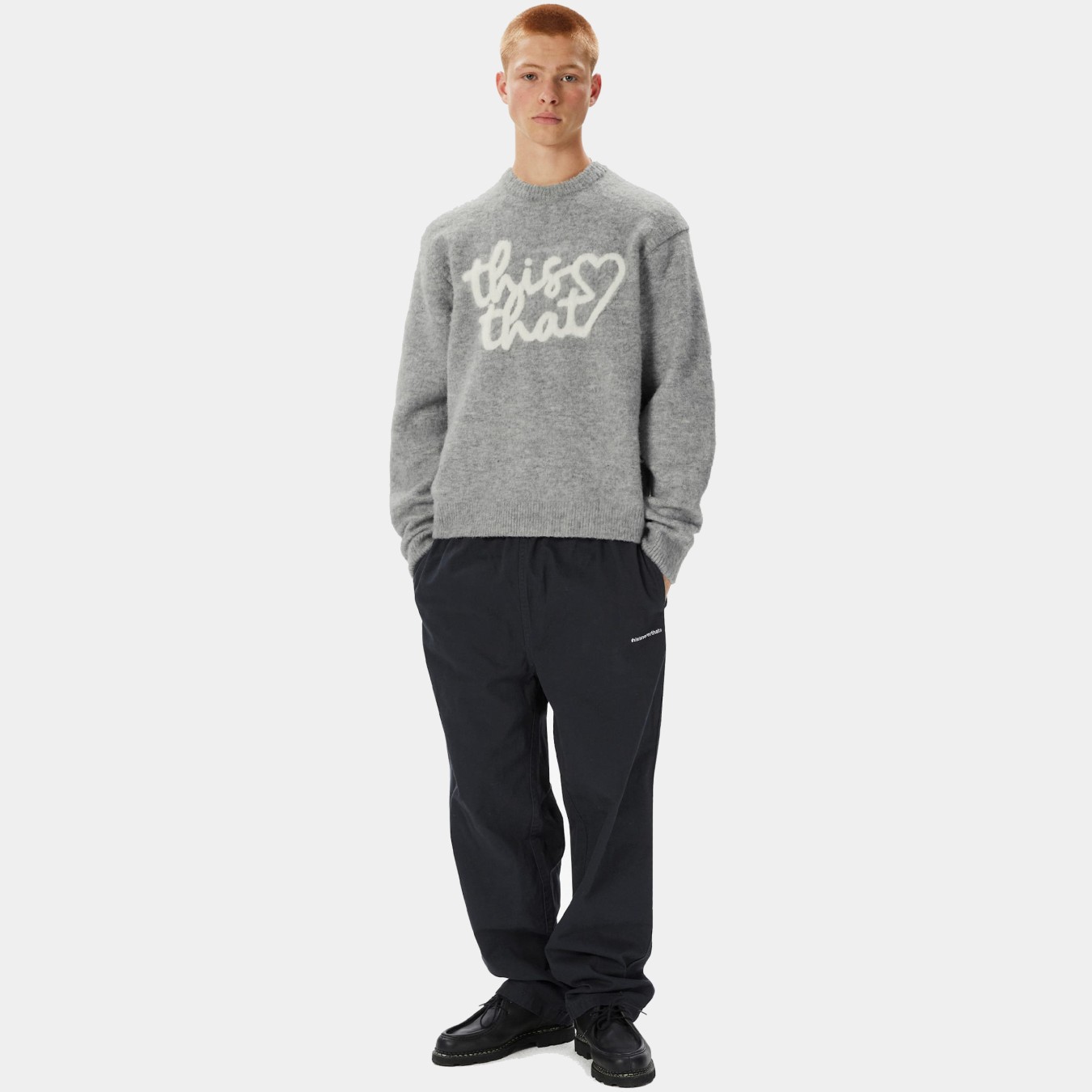 thisisneverthat Heart Logo Knit Sweater