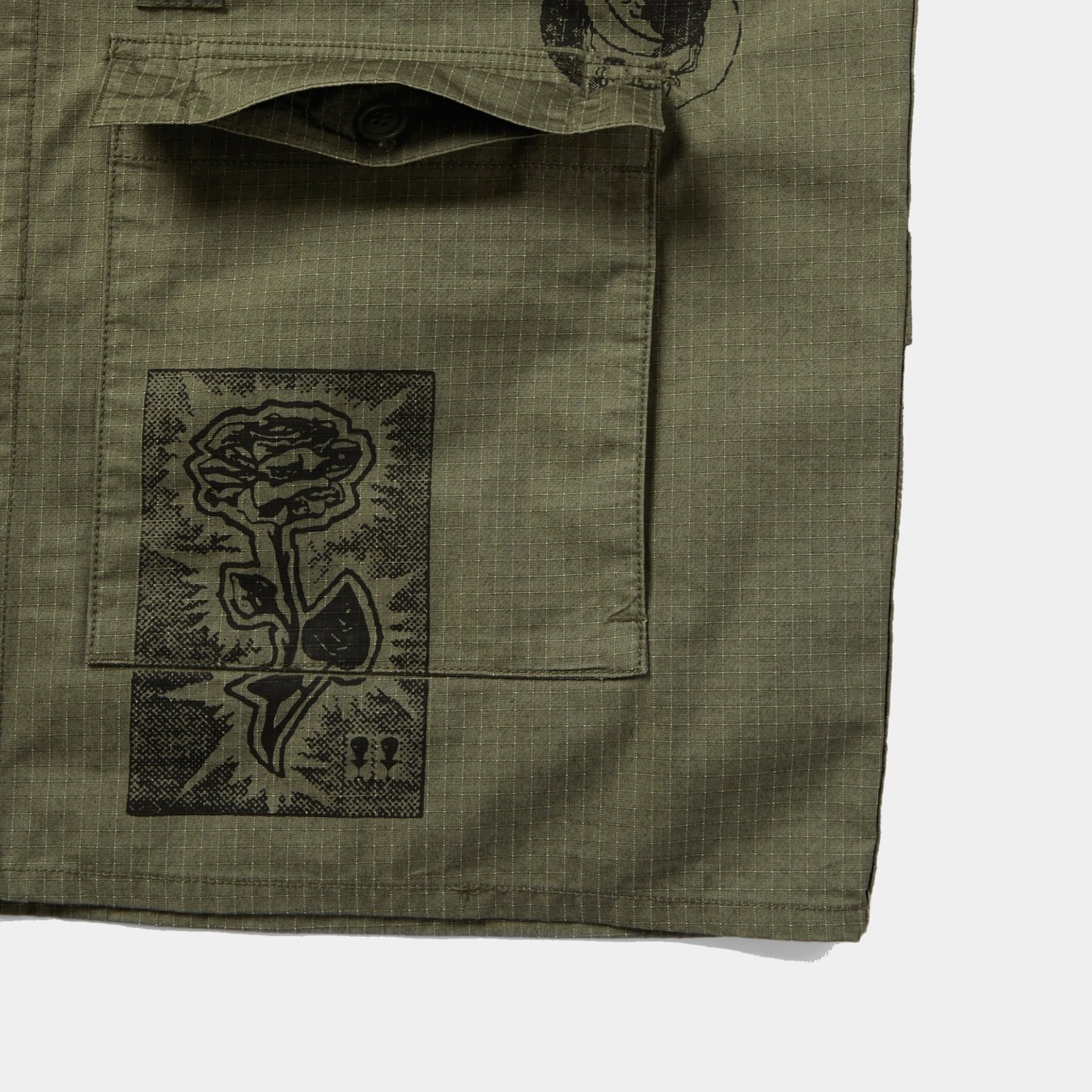 thisisneverthat x Grateful Dead Iconography BDU Jacket 