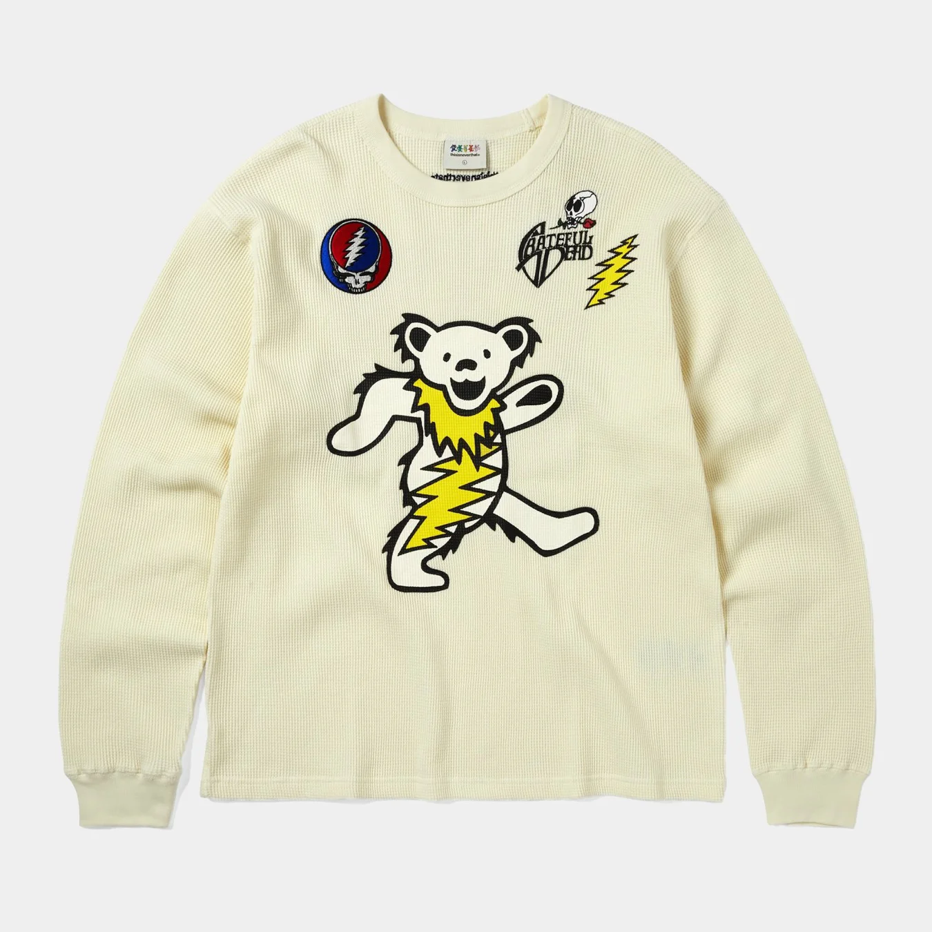thisisneverthat  x Grateful Dead Peace Bears Waffle L/S Top