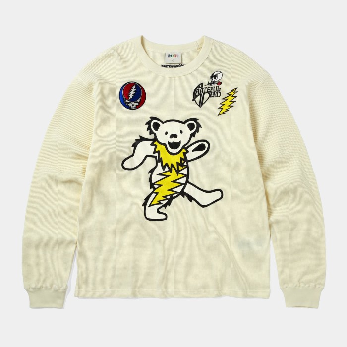thisisneverthat  x Grateful Dead Peace Bears Waffle L/S Top