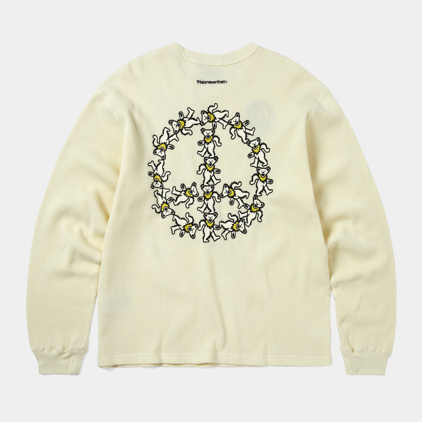 thisisneverthat  x Grateful Dead Peace Bears Waffle L/S Top