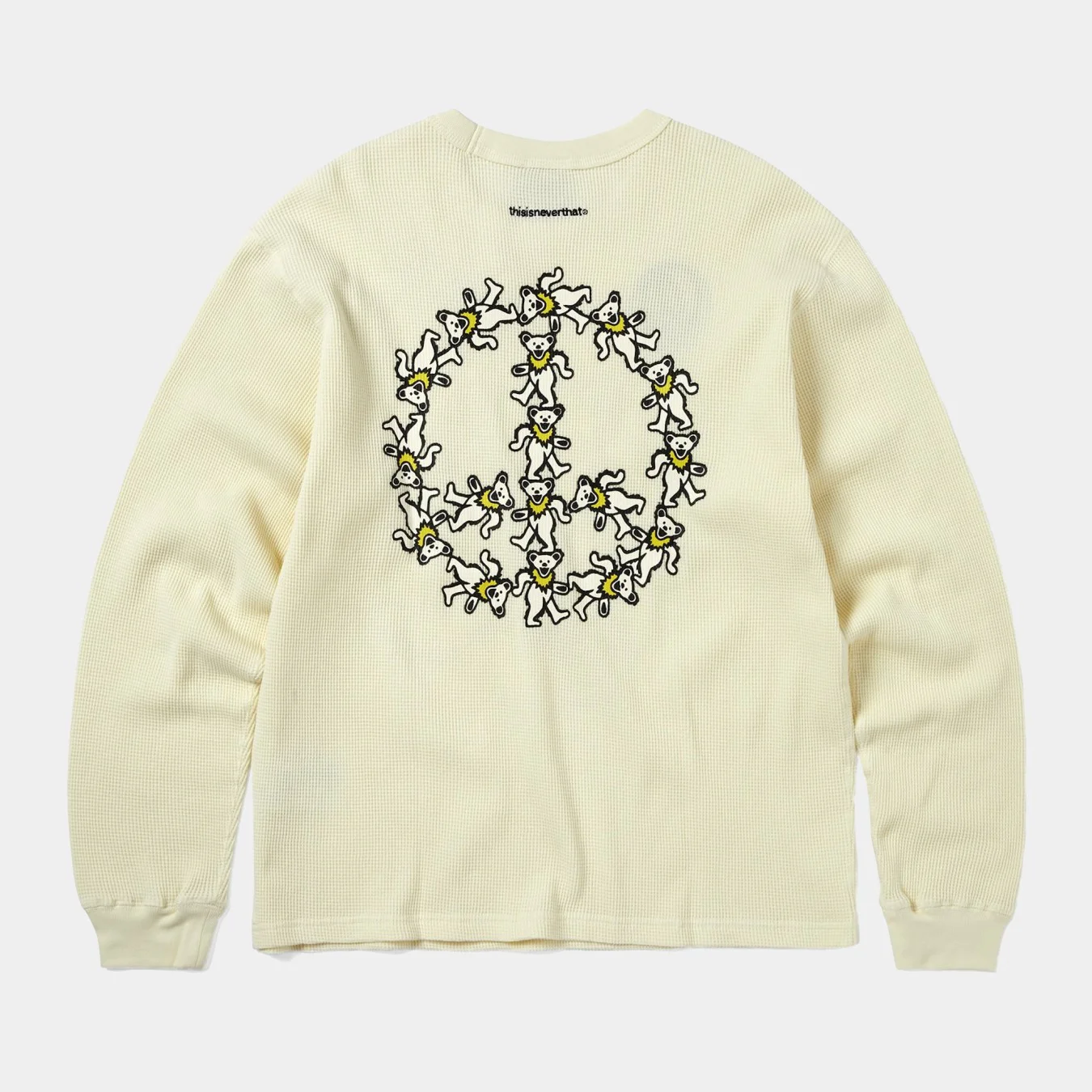 thisisneverthat  x Grateful Dead Peace Bears Waffle L/S Top