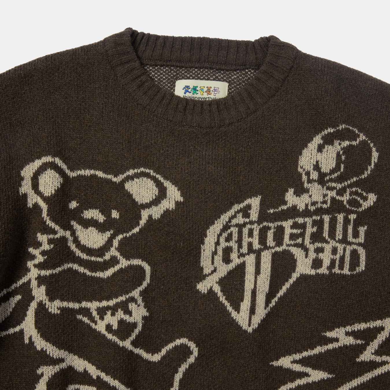 thisisneverthat x Grateful Dead Iconography Knit Sweater