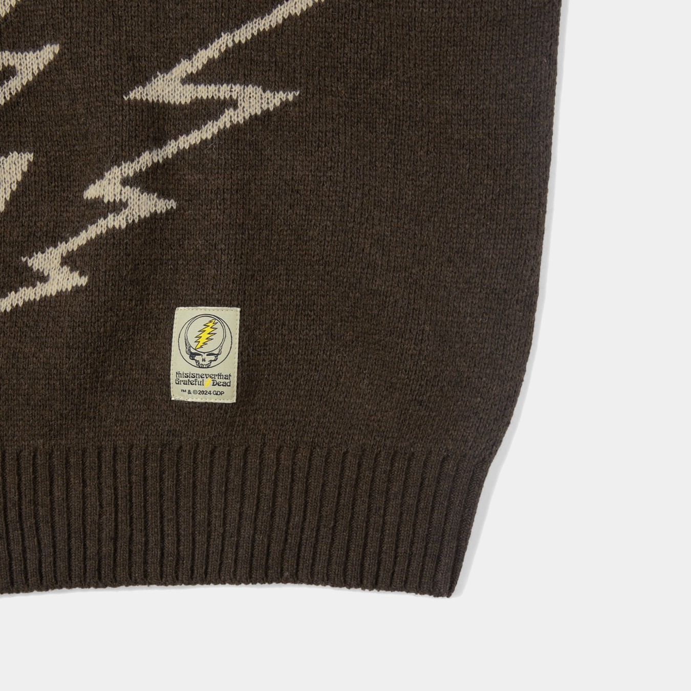 thisisneverthat x Grateful Dead Iconography Knit Sweater