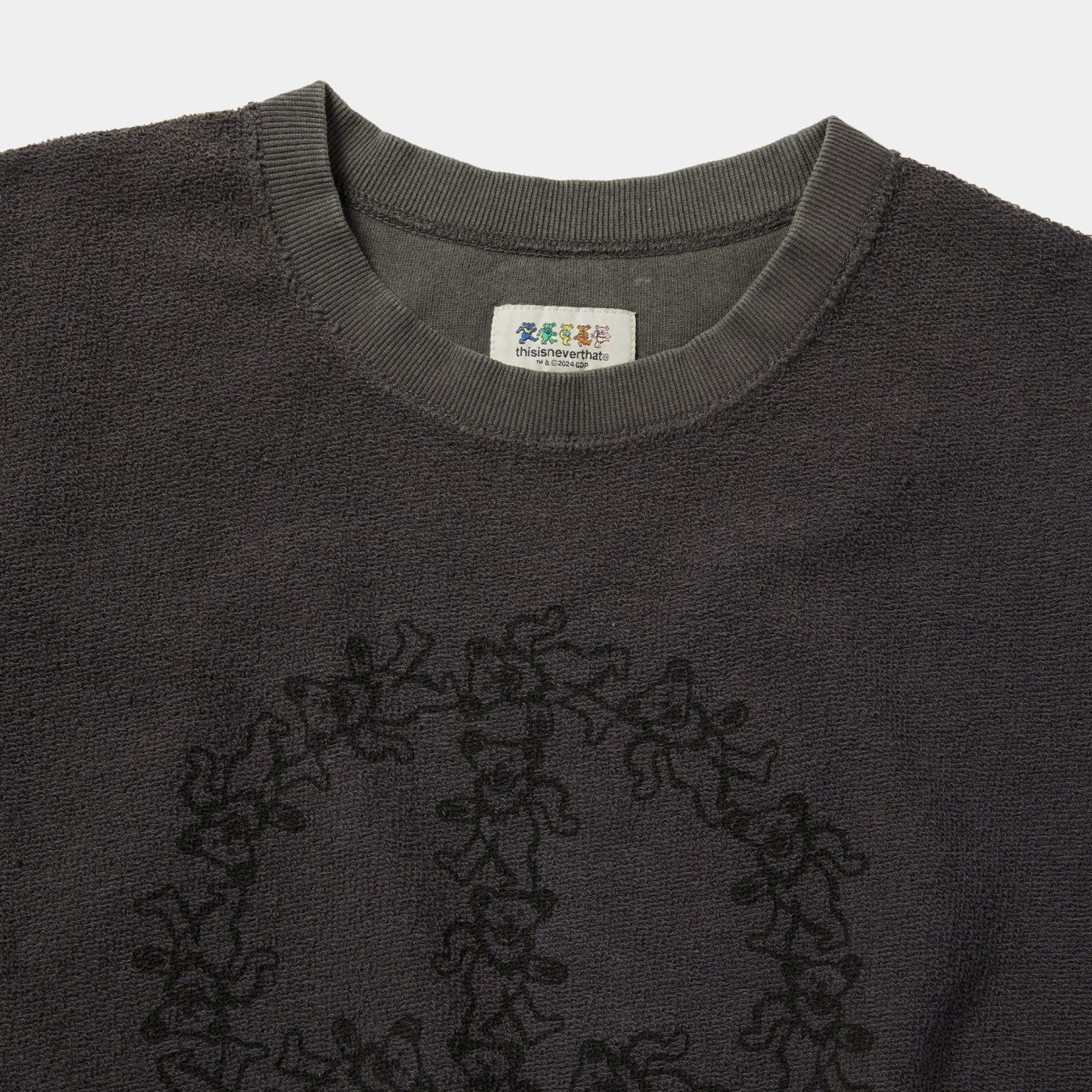 thisisneverthat x Grateful Dead Peace Bears Reversible Crewneck