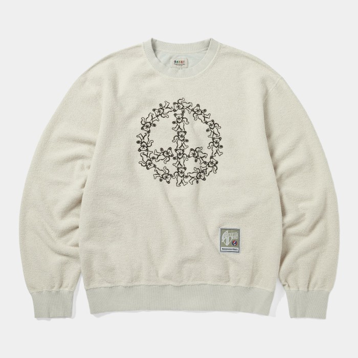 thisisneverthat x Grateful Dead Peace Bears Reversible Crewneck