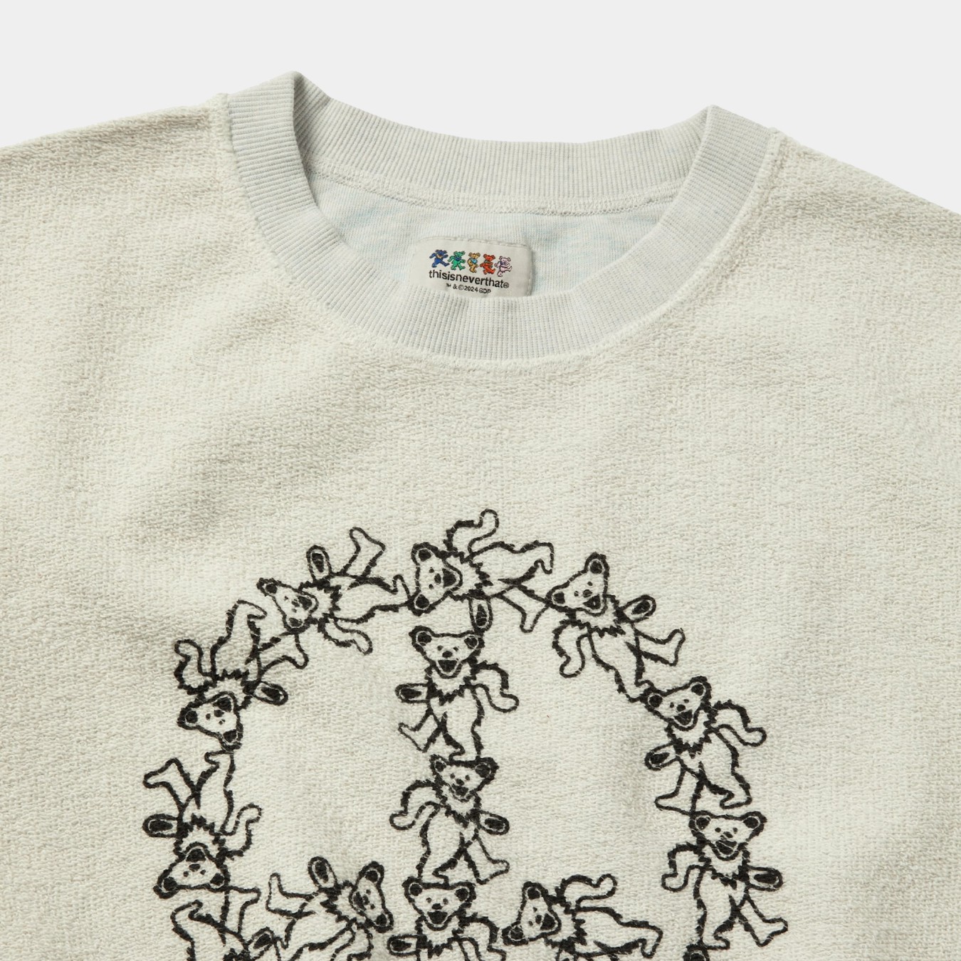 thisisneverthat x Grateful Dead Peace Bears Reversible Crewneck