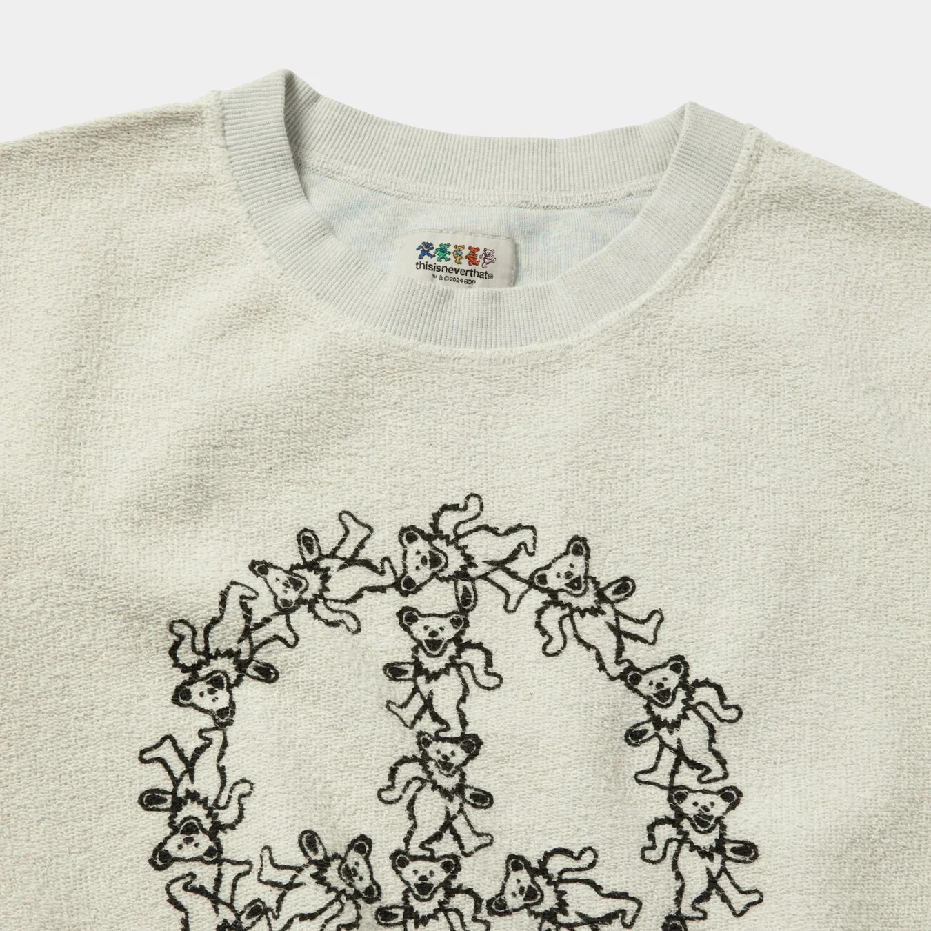 thisisneverthat x Grateful Dead Peace Bears Reversible Crewneck