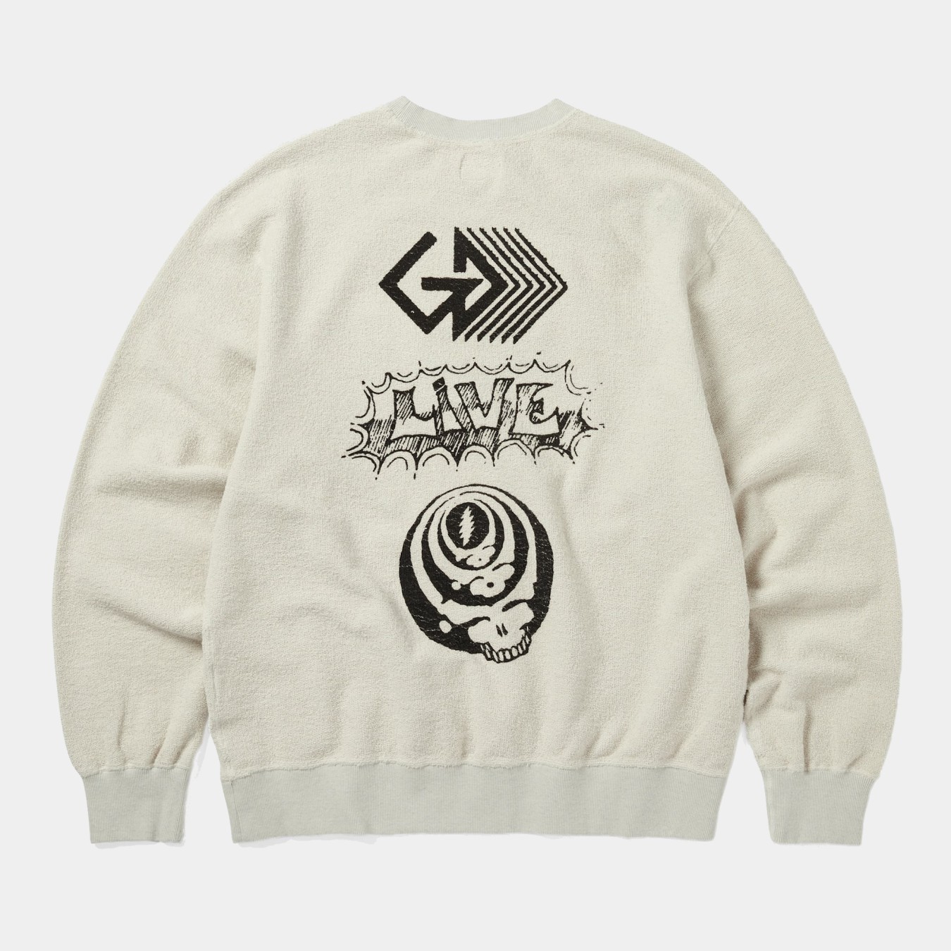 thisisneverthat x Grateful Dead Peace Bears Reversible Crewneck